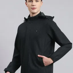 Monte Carlo Olive Regular Fit Hooded Jacket image 3