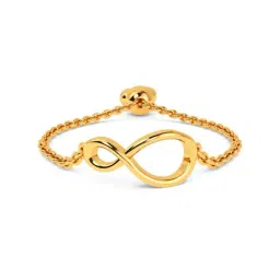 Kisna Diamond & Gold Jewellery 14k Pure Gold Anaya Ring for Women-image-62