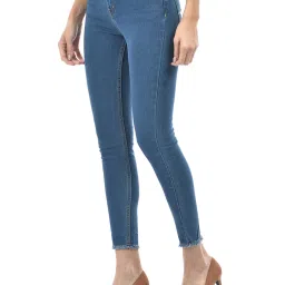 NUMERO UNO Blue Denim Super Skinny Fit High Rise Jeans image 3