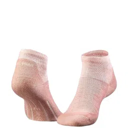 Quechua by Decathlon Pink & Grey Blend Textured Socks Pack of 2 ( UK 5.5-8 EU39-42 ) image 3