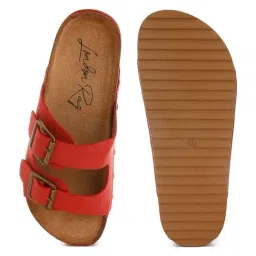 London Rag Women'S Red Casual Sandals image 3