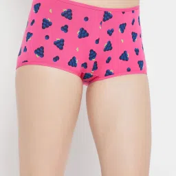 Clovia Multicolor Printed Boy Shorts - Pack of 3 image 3