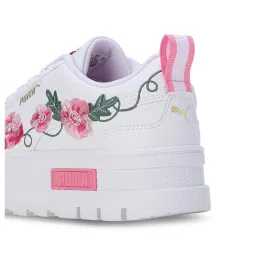 Puma Kids Mayze Embroidery White Casual Sneakers image 3