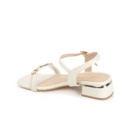 Carlton London Square Toe Block Heels With Buckles image 4