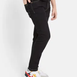 Octave Kids Black Solid Jeans image 3