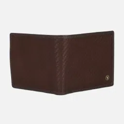 Van Heusen Brown Casual Leather Bi-Fold Wallet for Men image 3