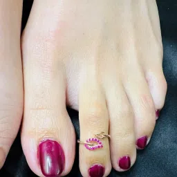 Arte Jewels 925 Sterling Silver Rose Gold Toe Rings For Women image 3