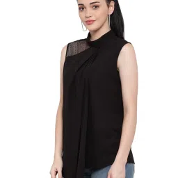 Global Republic Black Regular Fit Top image 3