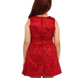 Cutecumber Girls Red Embellished Dress image 2