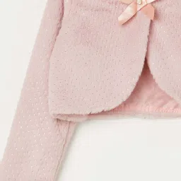 Fame Forever by Lifestyle Kids Pink Regular Fit Full Sleeves Jacket image 3