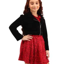 Cutecumber Girls Red Embellished Dress image 4