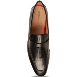 Gordon & Bros Men's Black Formal Loafers image 3