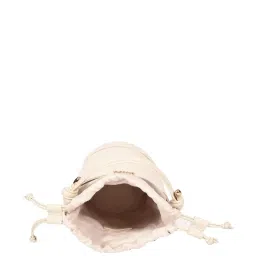 SASSORA Lyla Beige SolidBucket Bag image 3