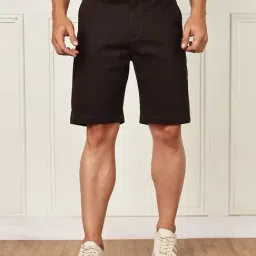 Thomas Scott Charcoal Regular Fit Shorts-picture-25