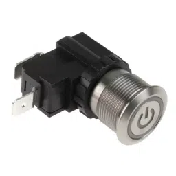 RS PRO Push Button Switch Momentary Panel Mount 19.1 mm Cutout SPST 250 / 125 V AC, 1758577-picture-26