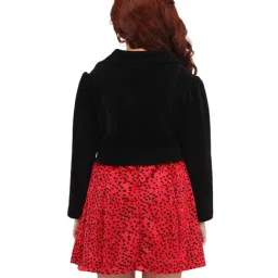 Cutecumber Girls Red Embellished Dress image 3