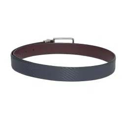 TOMMY HILFIGER Navy & Wine Simeon Reversible Belt image 3