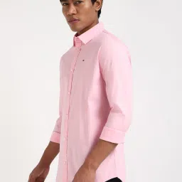 Tommy Hilfiger Pink Sugar Cotton Regular Fit Shirt image 3