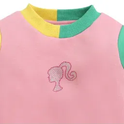 Tiny Girl Pink Barbie Printed Top image 4