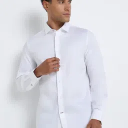 Ben Sherman White Classic Regular Fit Shirt-image-42