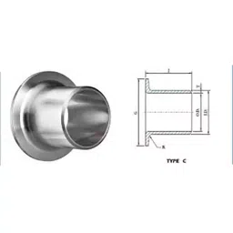All India Steel and Engg Silver Stub End SCH 10,100NB x Min. 76.2mm image 3