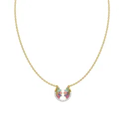 Kisna Diamond & Gold Jewellery 18k Gold & Diamond Farrah Necklace for Women-picture-161