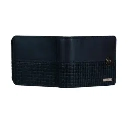 Scharf Blue Leather Rfid Bi-fold Wallet For Men image 5