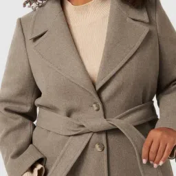 Forever New Maple Marle Blended Slim Fit Coat image 4