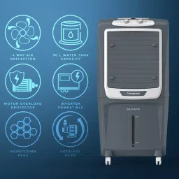 Crompton Gale DAC90 Grey Desert Air Cooler 90 L image 3