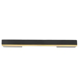 Arosa Cabinet Handle Aluminium PVD Gold / Black 160 mm Size, CH-AL-82-160MM-PVDGDBL image 2