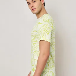 Lee Abstract Printed Cotton T-shirt image 4