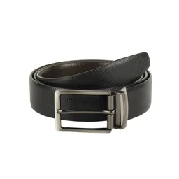 SAZARA Men Textured Leather Reversible Belt image 4