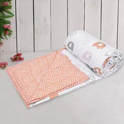 Trance Home Linen Cotton Reversible Baby Dohar Blanket - Terra tots-picture-16