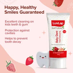 Luv Lap Naturals Baby Dent Toothpaste - 100 gm image 3