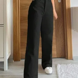 BAESD Women Straight Fit High-Rise Stretchable Jeans image 2