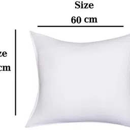 decor BIG CUSHION FOR BED / SOFA (24<>24) INCH (60<>60) CM Microfibre Solid Cushion Pack of 2 image 3