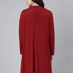 showoffff SHOWOFF Maroon Long Shrug image 3