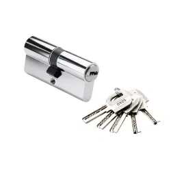 Quba Euro Profile Cylinder Lock Computer Key SS Finish 80 mm, Q 20 KK-picture-22