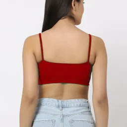 AROUSY Black & Red Cotton Beginner's Bra - Pack Of 3 image 3