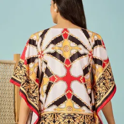 The Kaftan Company Black Print Top image 3