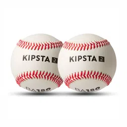 Kipsta By Decathlon BA180 Set Of 2 Textured Leather Baseballs image 5