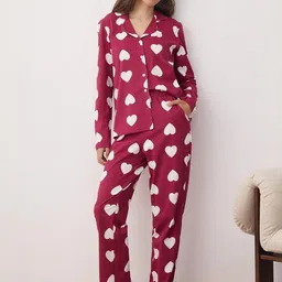 Trendyol Women Printed Night suit-image-79