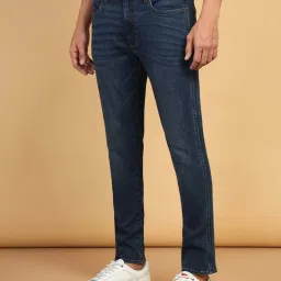 Wrangler Bostin Indigo Blue Comfort Fit Lightly Washed Jeans image 3