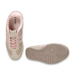 Ginger by Lifestyle Women's Dusty Salmon Pink Sneakers image 3