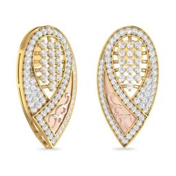 PC Jeweller Forbes 18k Rose Gold Earrings for Women-picture-0