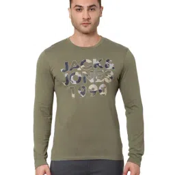 Jack & Jones Dusty Olive Printed T-Shirt-picture-12