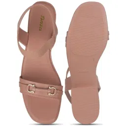 Bata Women's Beige Ankle Strap Sandals image 3