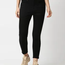 Pepe Jeans Black Skinny Fit High Rise Jeans-picture-44