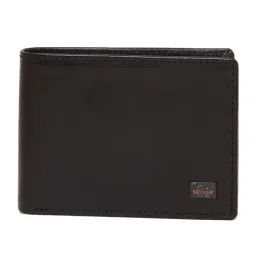 Spykar Black Leather Bi-Fold Wallet for Men-image-47