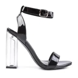 London Rag Women's Black Ankle Strap Sandals-picture-20